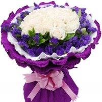 36 White roses